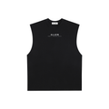 ALLEIN Basic Black Cotton Tank Top