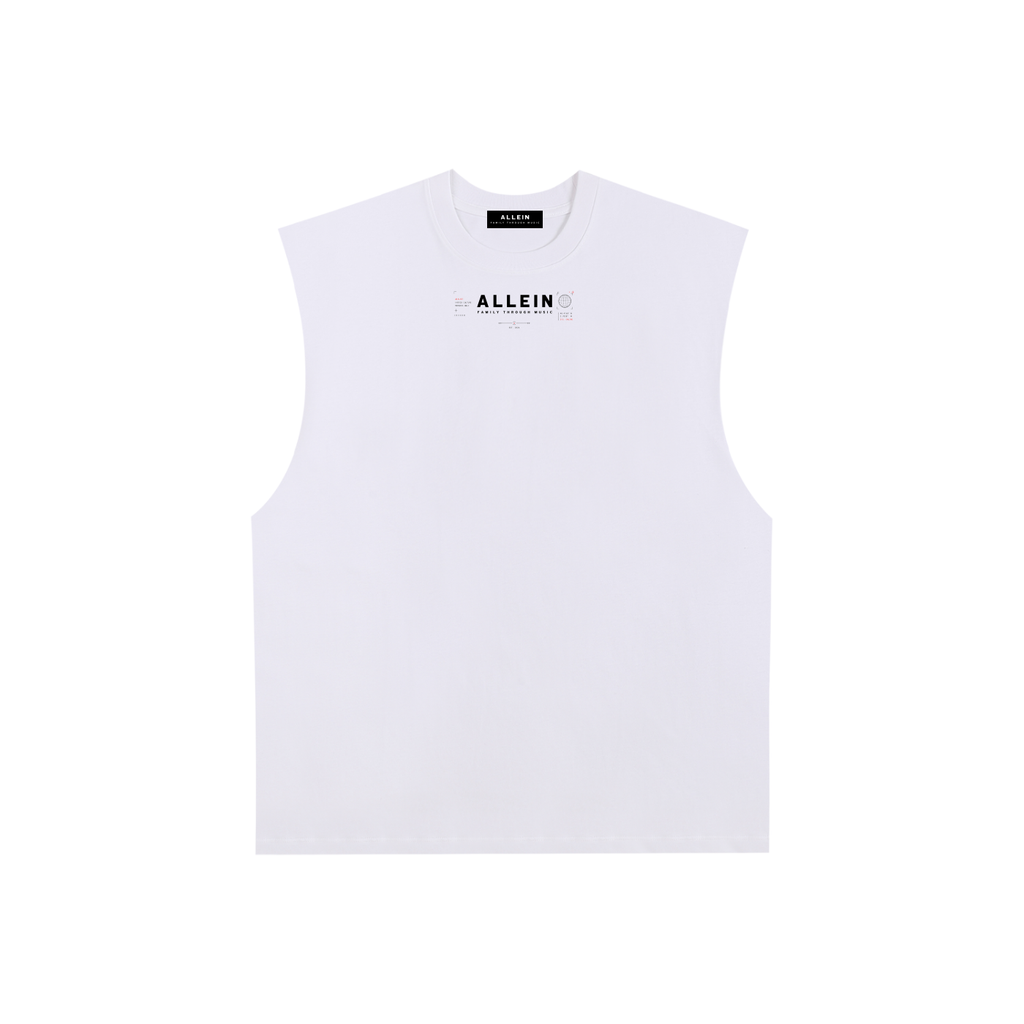 ALLEIN White Members Club Tank Top