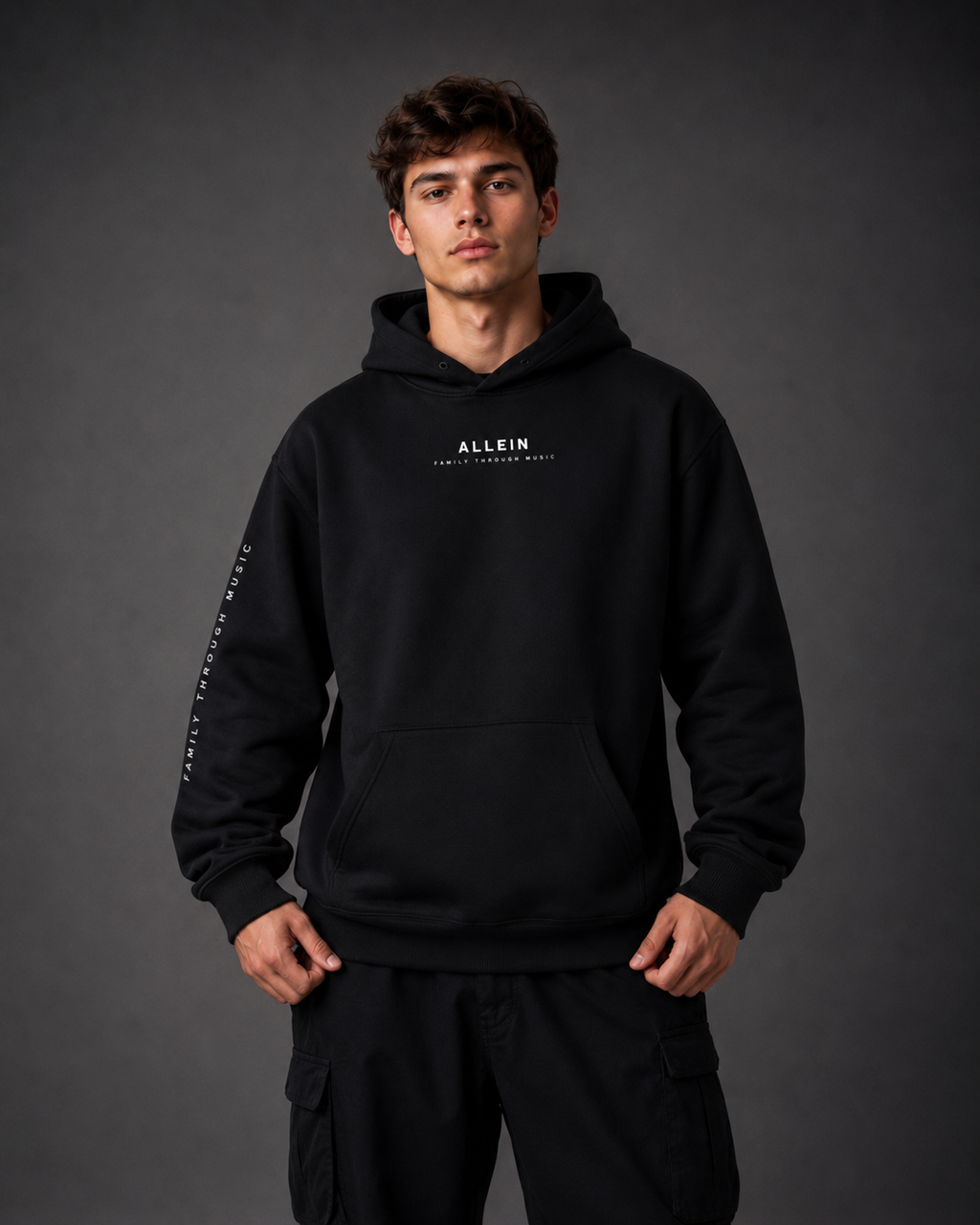 ALLEIN Black Sweatshirt