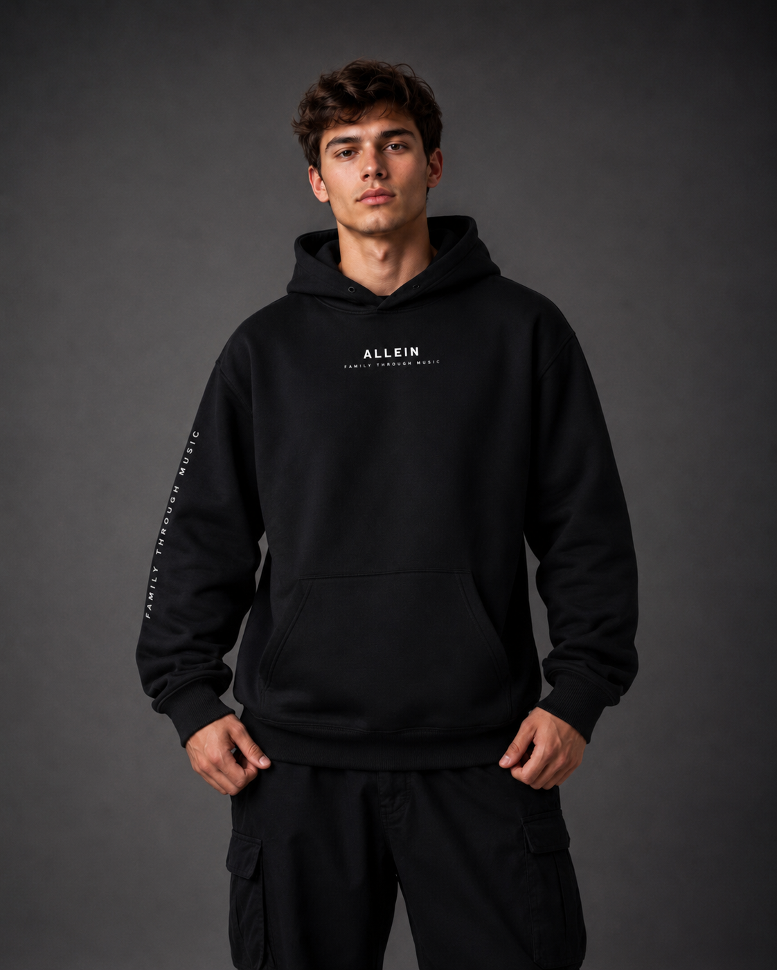 ALLEIN Black Sweatshirt
