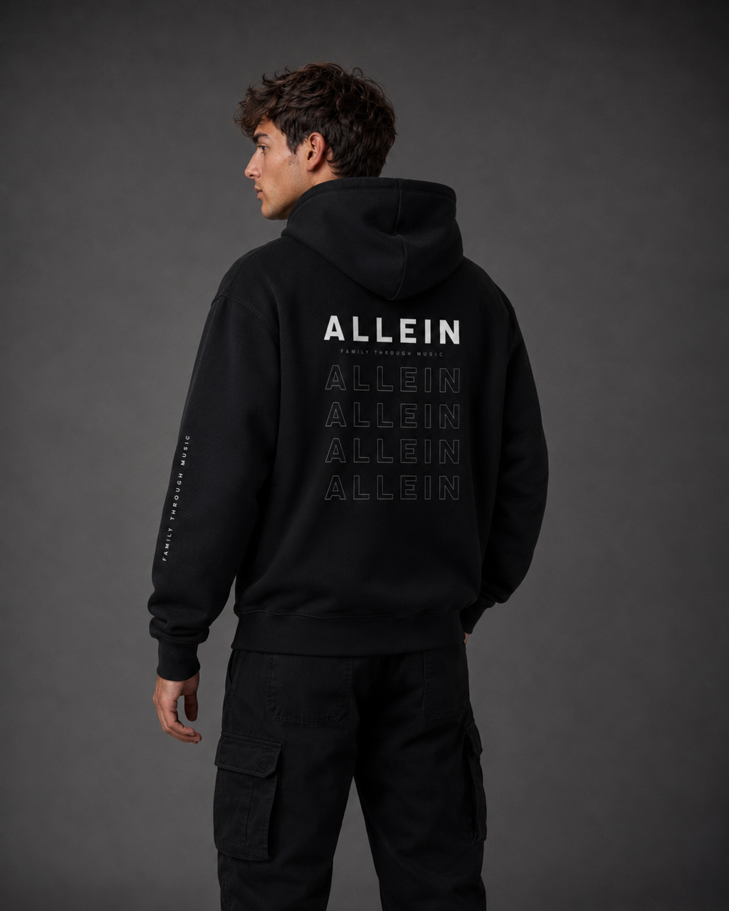 ALLEIN Black Sweatshirt