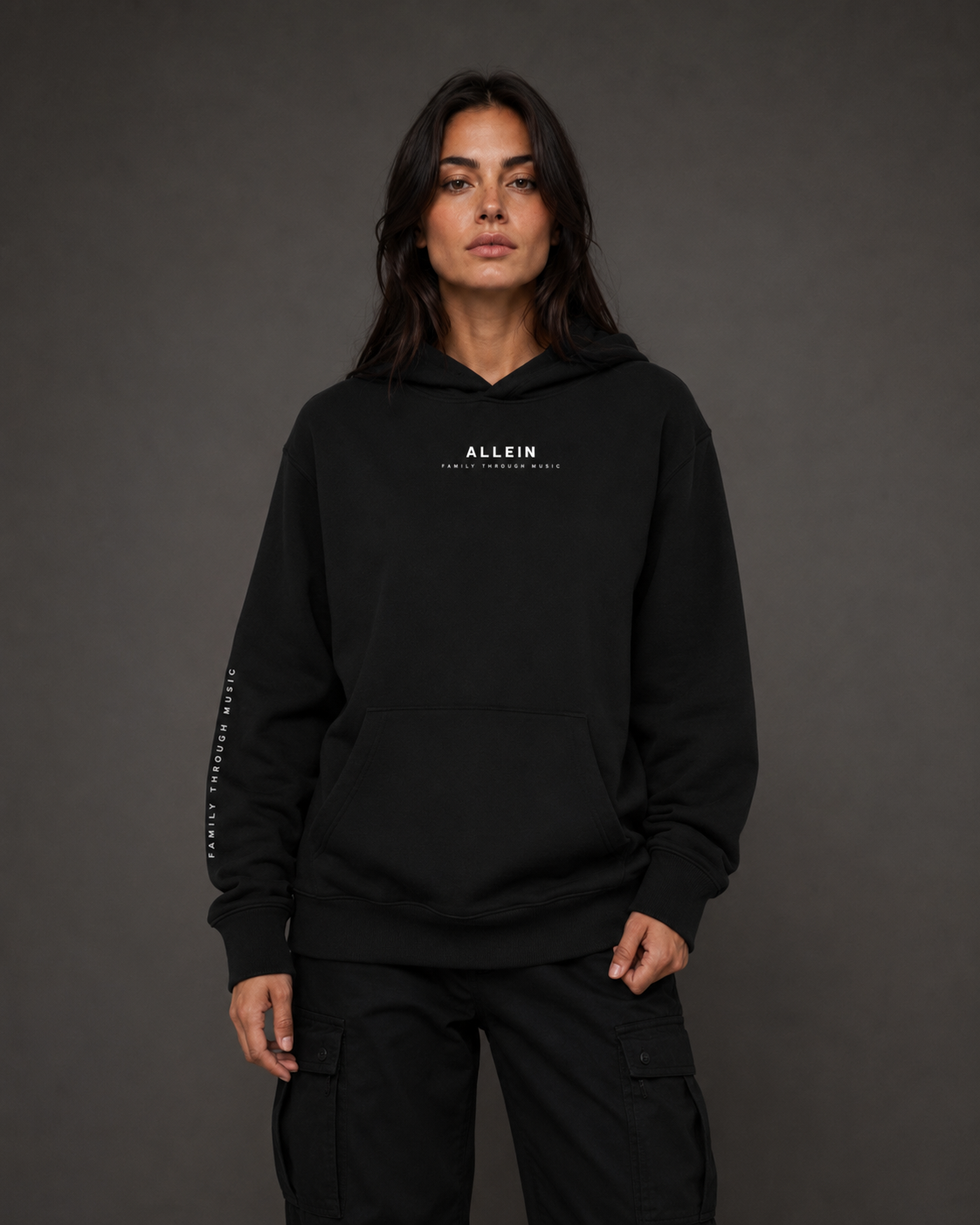 ALLEIN Black Sweatshirt