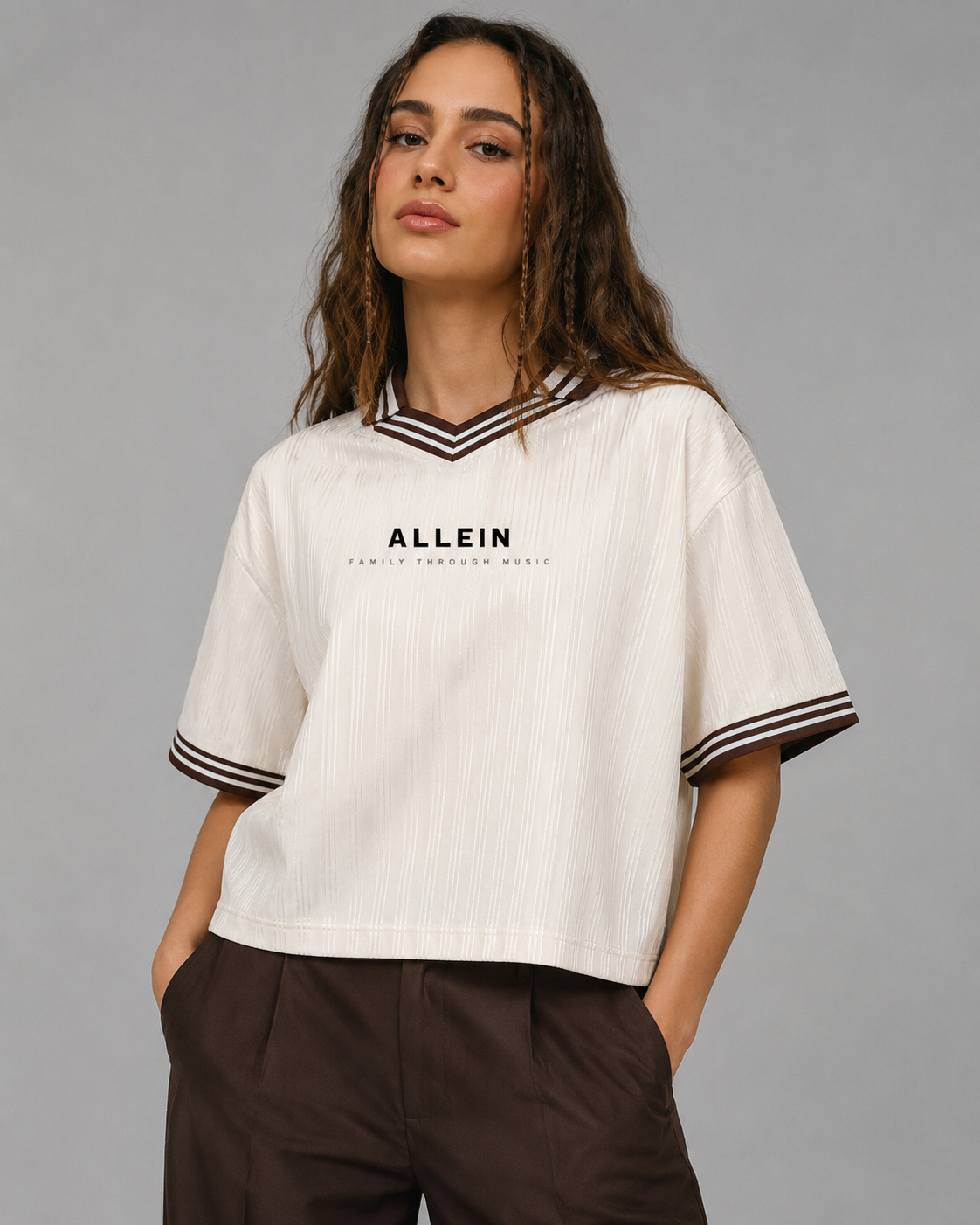 ALLEIN Earth Crop Top