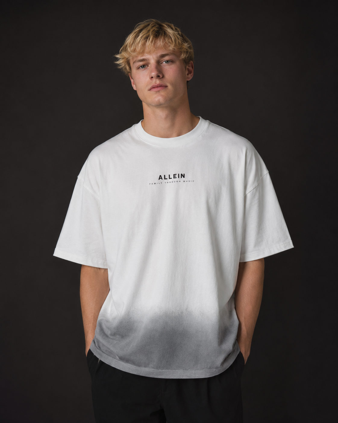 ALLEIN White NO ONE RAVES ALONE