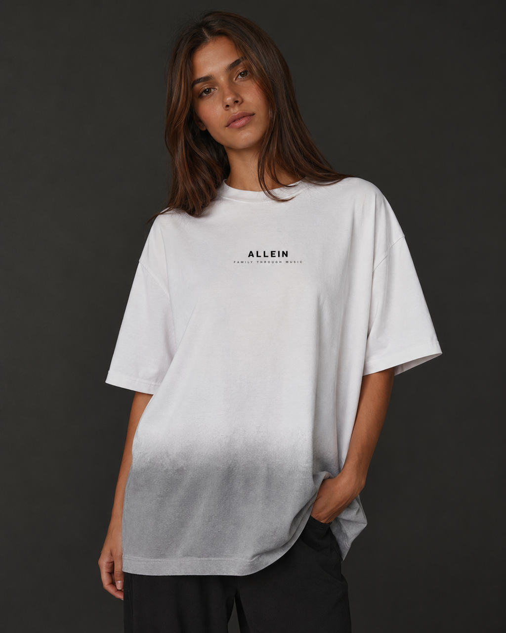 ALLEIN White NO ONE RAVES ALONE
