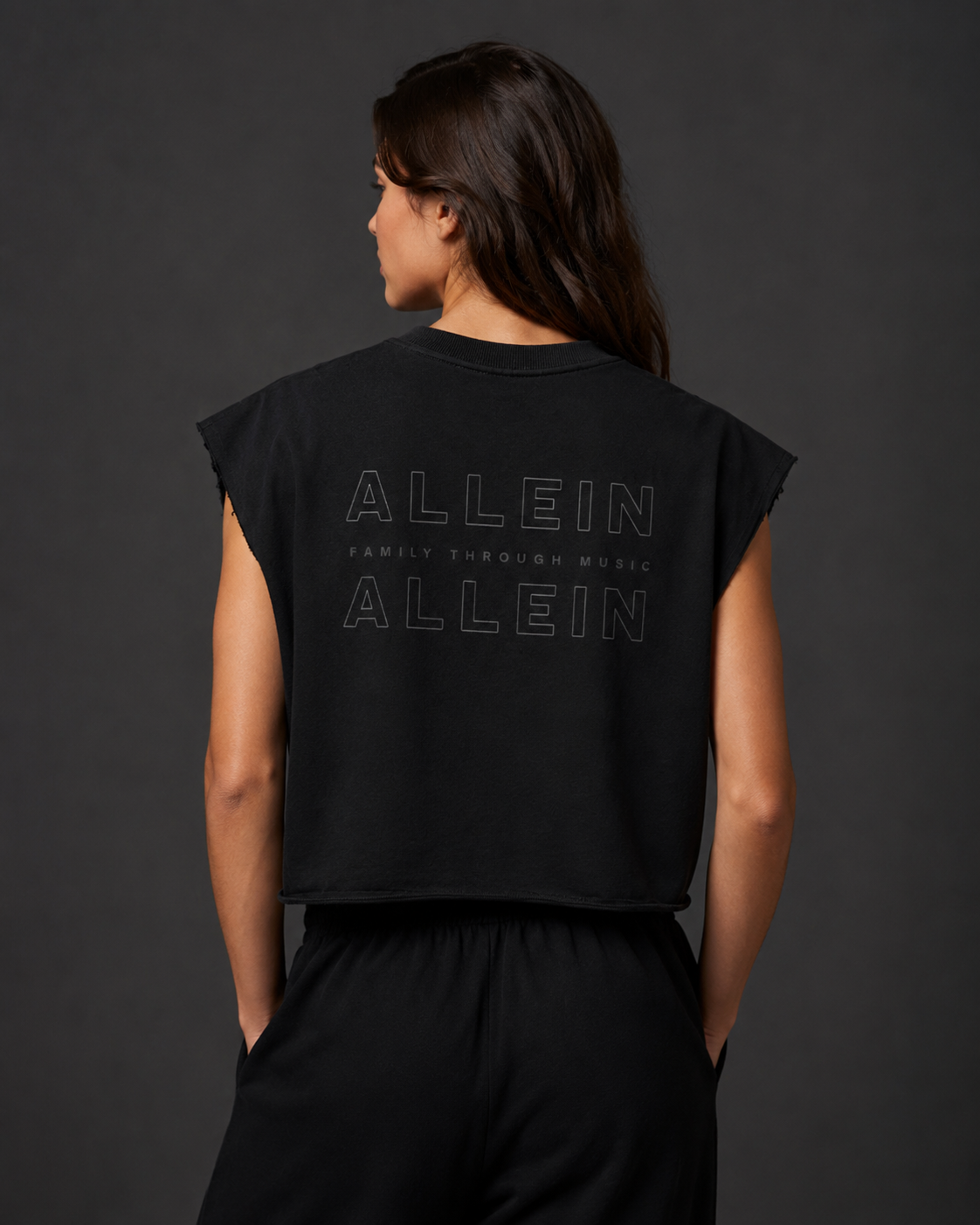 ALLEIN French Terry Boxy Tank Top