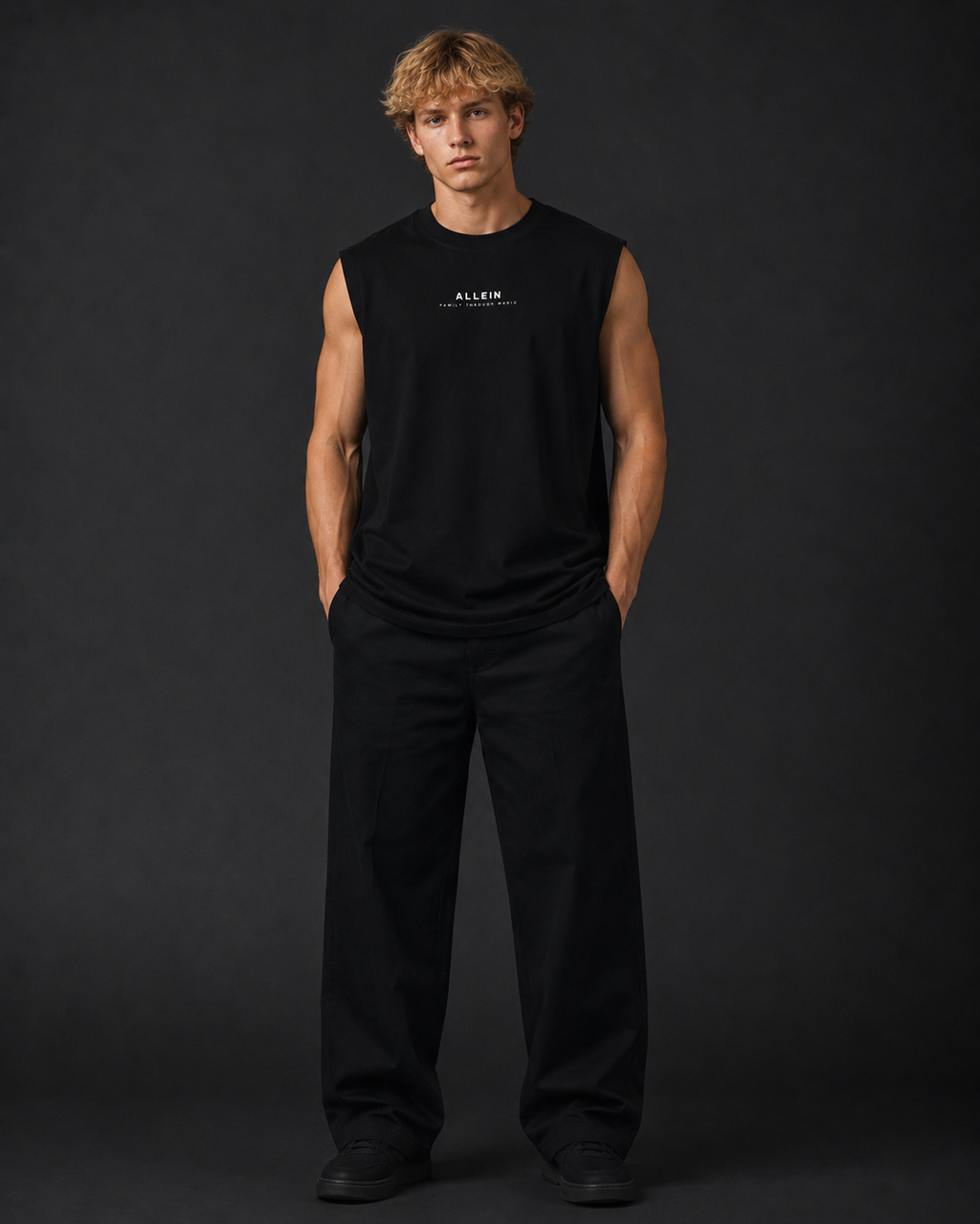 ALLEIN BASIC Washed Tank Top