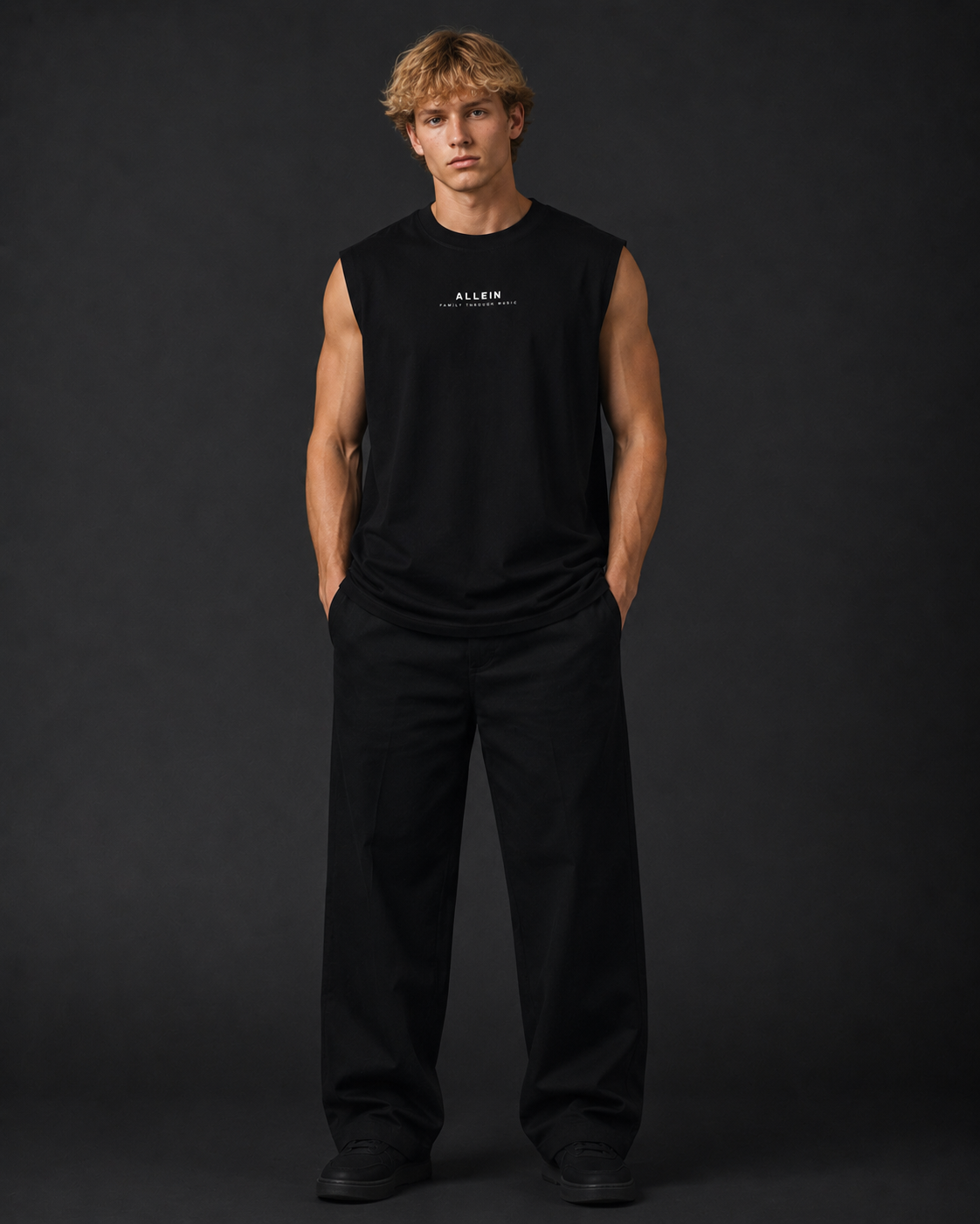ALLEIN BASIC Washed Tank Top