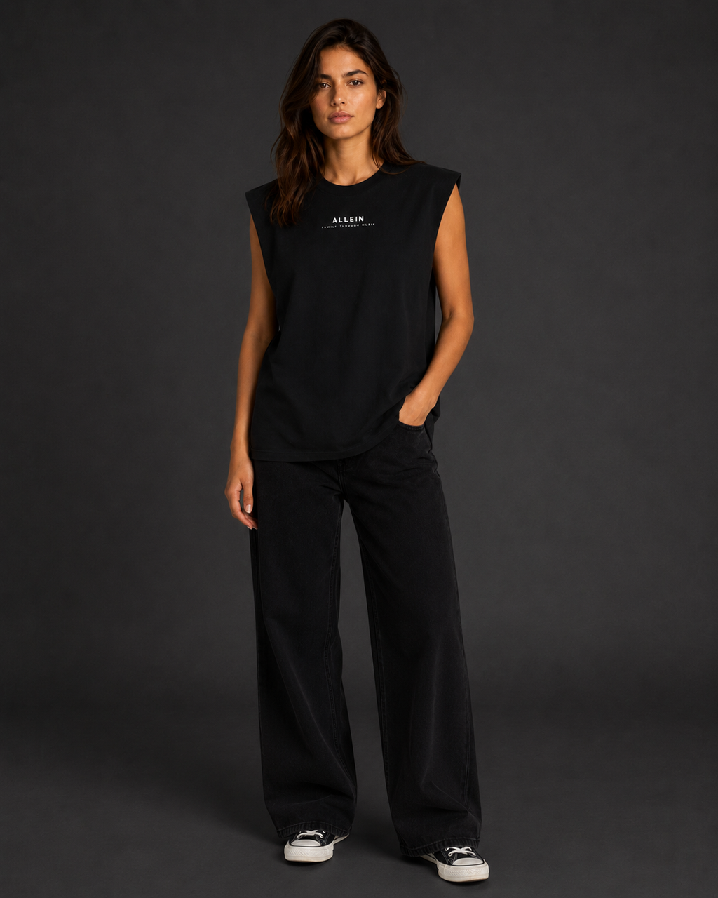 ALLEIN BASIC Washed Tank Top