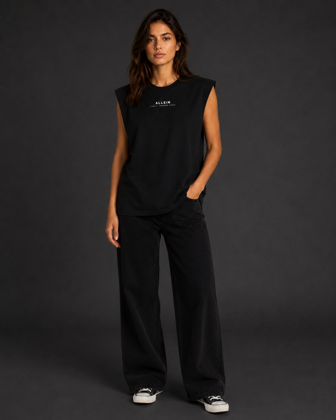 ALLEIN BASIC Washed Tank Top